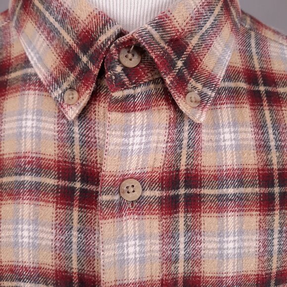Woolrich Flannel Plaid Long Sleeve Shirt Men's XL Button Down Workcore Outdoor - Picture 5 of 8